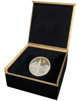 1250 Jahre Paderborn Münze / Medaille in Holzschatulle